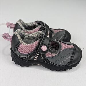 Merrell Infant 6 Chameleon Mary Jane Shoes - Pink/Gray